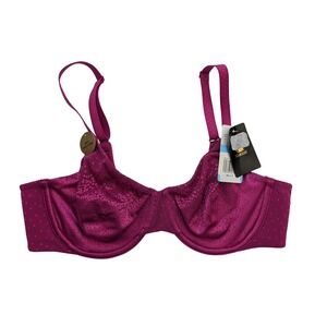 Wacoal 855303 Back Appeal‎ Underwire Bra 34C Carnival Pink NWT $72